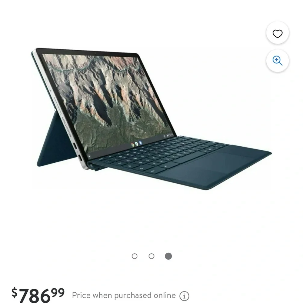 HP Chromebook - Dark teal blue